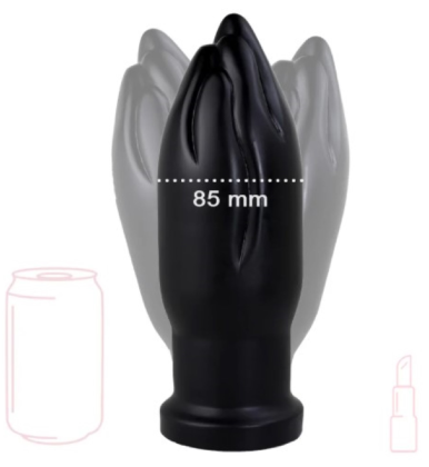 X-MEN 10inch Butt Plug Black XMEN3015-4